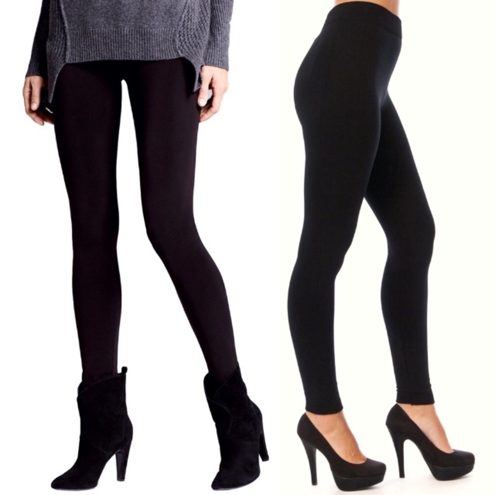 ❄️ Fleece Lined Footless Leggings Plus - Picture 2 of 4